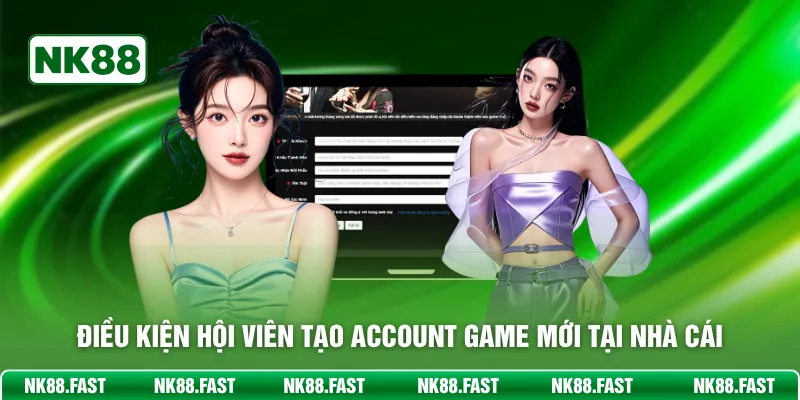 Điều kiện hội viên tạo account game mới tại nhà cái